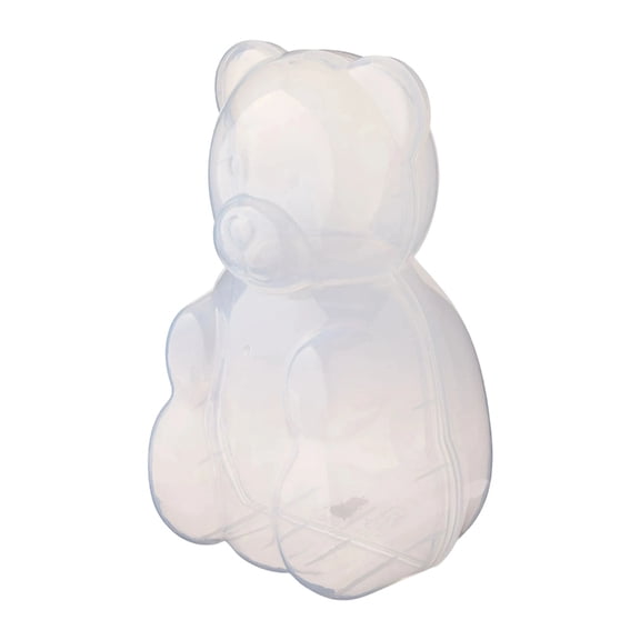 AOOOWER Lovely Plastic Bear Jar For Storage Keep Food Freshing And Dry Home Or Office