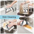thumbnail image 2 of Yayeee 6 Pack Kitchen Dish Cloths for Washing Dishes Soft Absorbent Microfiber Towels, Three Cute Little Puffin, 2 of 9