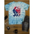 thumbnail image 3 of 4Th July Usa Independence Day Tie Dye Cyclone Men - Men , Small, 3 of 4
