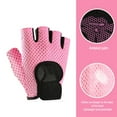 thumbnail image 3 of Ventilated Weight Lifting Gym Workout Gloves with Wrist Wrap Support for Men & Women, Full Palm Protection, for Weightlifting, Training, Fitness, Hanging, Pull ups,pink,L，G200354, 3 of 6