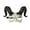 White, variant on Halloween Scary Goat Demon Mask,Half Face Devil Mask with Horns