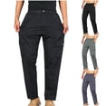 thumbnail image 1 of UVEASISHA Pantalon de Camping pour Hommes Coupe Droite Pantalon Cargo en Coton Décontracté Pantalon de Randonnée Léger Fuselé Jogging Pantalon Athlétique Extérieur Multiples Poches Pantalon de Travail Soldes Aujourd'hui, Vert Armée, P, 1 of 10