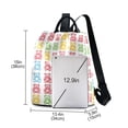 thumbnail image 3 of FORMRS Women's Travel Backpack Purse Anti-Theft Hidden Pockets Casual Shoulder Bag, Gummy Bear Pattern, 3 of 7