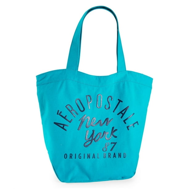Aeropostale New York Tote Bolso de mano para mujer verde pequeno 17 in. 22 in. Aeropostale Totalizador
