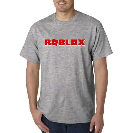 New Way New Way 922 Unisex T Shirt Roblox Logo Game Filled 2xl Heather Grey Walmart Com Walmart Com - roblox shirt walmart