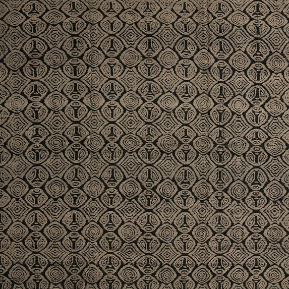 Ahgly Company Machine Washable Indoor Square Abstract Dark Almond Brown Area Rugs, 5' Square