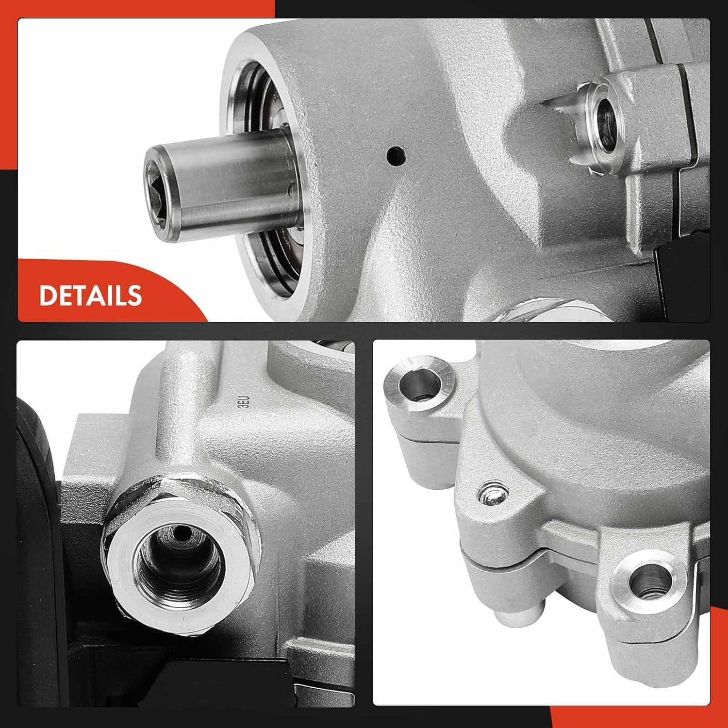 A-Premium Power Steering Pump with Reservoir Compatible with Oldsmobile Aurora 2001-2002 3.5L, Replace # 25733044, 26085446