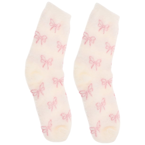 7 Pares De Calcetines De Lana Coral Para Mujer: Los Pies Calientes Y Felices Para Otoño E Invierno