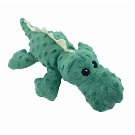 Pet Lou Dotty Friends Crocodile Dog Stuffed Toy, 14-inch Length