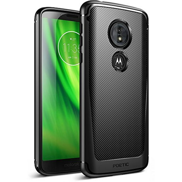 Moto G6 Play Case,Moto G6 case, Poetic Karbon Shield [Shock