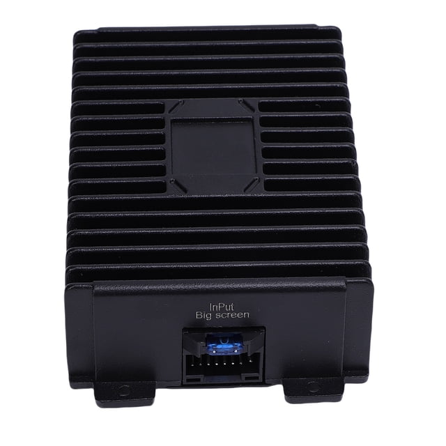 Subwoofer Amplifier, Plug and Play Car Player Power Amplifier Imported Chip 4 Channels Slotted Design with Cable for Car Audible System