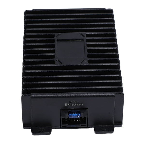Amplificador De Potencia Para Reproductor De Automóvil, Amplificador De Subwoofer Plug And Play, Diseño Ranurado De Chip Importado De aleación De Aluminio De 4 Canales Para
