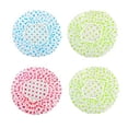 thumbnail image 2 of MesaSe Bonnet de Douche Réutilisable 4 Pcs Bonnet de Douche Élastique Bonnet de Douche Imperméable Bonnet de Douche en Plastique Réutilisable pour Salon Spa pour Femmes (10.8 Pouces), 2 of 5