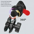 thumbnail image 6 of RUISINERY Motorcycle Handlebar Phone Mount Stand Twist Lock Suction Base Double Socket Arm Adjustable Angles for Secure Navigation, 6 of 7