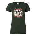 thumbnail image 1 of Baseball Mom Jaguar Print Sports Womens Graphic T-Shirt, Forest Green, XX-Large, 1 of 5