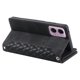 thumbnail image 3 of Grid Texture Zipper Leather Case For Motorola Moto G85, 3 of 4