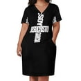 thumbnail image 3 of Yo no soy Jesucristo García Camiseta Sudadera etc Vestido suelto con bolsillos Vestidos largos vestidos de moda para mujer Cóctel de vestidos, 3 of 7