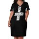 thumbnail image 3 of Yo no soy Jesucristo García Camiseta Sudadera etc Vestido suelto con bolsillos Vestidos largos vestidos de moda para mujer Cóctel de vestidos, 3 of 7