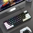 thumbnail image 6 of MageGee Wired Gaming Keyboard with RGB Backlight, Black/White, 6 of 8