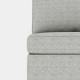 thumbnail image 5 of Armless Seat for Modular Sectional Sofa with Storage, Convertible Sleeper Sectional Sofa Set, Fabric Flexible Modular Combinations for Living Room(2PCS), Grey, 5 of 9