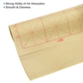 thumbnail image 4 of Unique Bargains Maobian Xuan Paper with 3' Grid, Half Raw Ripe Xuan, 15'x9'(Light Yellow), 70Pack, 4 of 6