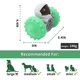 thumbnail image 5 of Golosinas automáticas para mascotas, bolas interactivas para perros y gatos, juguetes de enriquecimiento de rompecabezas para aumentar el coeficiente intelectual, dispensador de alimentos con diseño de coche oscilante para cachorros, gatos pequeños y medianos, perros, mascotas ER, 5 of 5