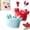 Blue+Red, variant on Crab Multifunctional Bottle Opener, 4-in-1 Magnetic Refrigerator Magnet with Scissors, Beer Bottle Opener, Retractable Box Cutter, Crab-Shaped Kitchen Gadget, Portable Fridge Multi Tool