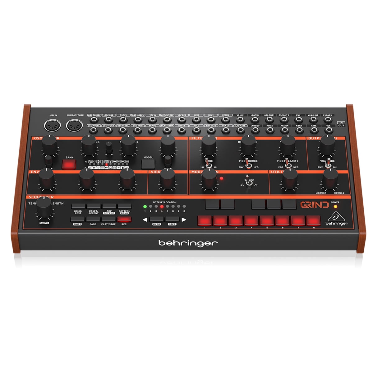 Behringer GRIND Hybrid Semi-Modular Synthesizer w/24 Digital Sound Engines