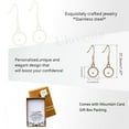 thumbnail image 4 of Real Mustard Seed Hook Dangle Earrings Stainless Steel Faith Religious Jewelry with Gift Box Y1564 (Rose Gold, Round), 4 of 8