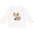 thumbnail image 2 of Inktastic Patchwork Fox Toddler Sweatshirt, 2 of 4