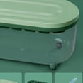 thumbnail image 1 of Machine à Glaçons Boîte à Glaçons Grande Capacité 32 Compartiments Bac à Glaçons en Silicone 10 Compartiments en Forme de Cœur avec Couvercle Vert Avocat, 1 of 5