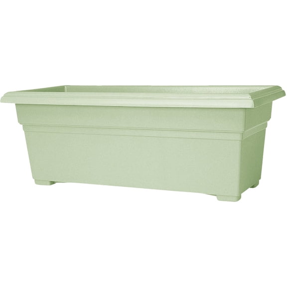 Novelty Countryside Planter Outdoor Planter - Drainage Holes - 30-Inch, Hunter Green