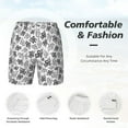 thumbnail image 5 of Lsque Mens Swim Trunks Snake Pattern - Bathing Suit Compression Liner - Beach Swim Shorts Swimwear - (S-3XL) - Stretch Quick Dry -XX-Large, 5 of 9