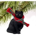 thumbnail image 2 of Conversation Concepts Tiny Ones Black Cat Ornament with Scarf, 2", 2 of 2