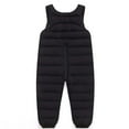 thumbnail image 3 of Letdown Toddler Kids Snow Ski Bib Overalls Jumpsuit Winter Trousers Warm Pants for Boys Girls (#03-Black,2-3 Years), 3 of 5