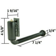 Steel 3/4 J Bolt Welded Hinge Heavy Duty Driveway Gates For Welding on Swing Larger Iron or Steel Gates Hinges Adjustable 900lb Capacity Ball Bearing Grease Fitting