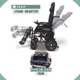 thumbnail image 4 of ComfyGO Fauteuil Roulant Électrique, Fauteuils Roulants Pliants Légers, Fauteuil Roulant Motorisé, Capacité Maximale de 286 Lb, Siège de 18 Pouces, 4 of 5