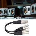 thumbnail image 4 of XLR Female To Dual XLR Male Cable, Double Head Noise Suppression Durable Stable Performance Connection Cord Audio Balanced Cable  For Audio Adapter Black, 4 of 8