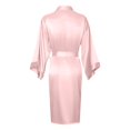 thumbnail image 4 of ASFGIMUJ Women's Wedding Party Team Bride Robe Letters Kimono Satin Pyjamas Bridesmaid Bathrobe, 4 of 4