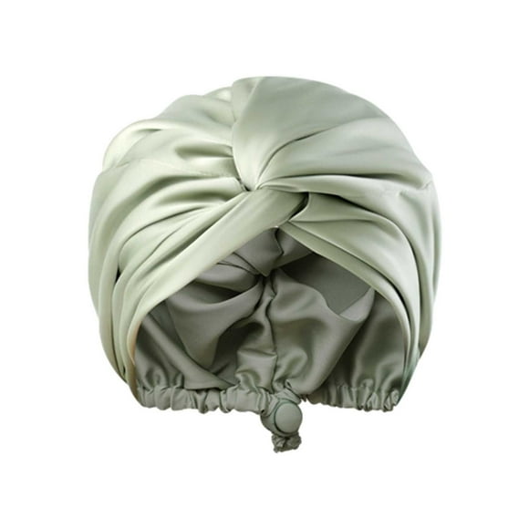 1PC Adjustable Silk Satin Hair Bonnet For Sleeping Double Layer Hair Wrap Sleep Cap Turban For Women Men Curly Straight Hair Long Large Braid Unisex Moisturizing Conditioner for Color Hair Rice Water