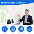 thumbnail image 4 of BZUEPRS 12 Stück Whiteboard Zubehör, 2 Stifthalter Magnetisch mit 2 Stück Whiteboard Schwamm 8 Whiteboard Marker,Magnetischer Stifthalter für Schule,Büro,Whiteboard,Kühlschrank(Black), 4 of 20