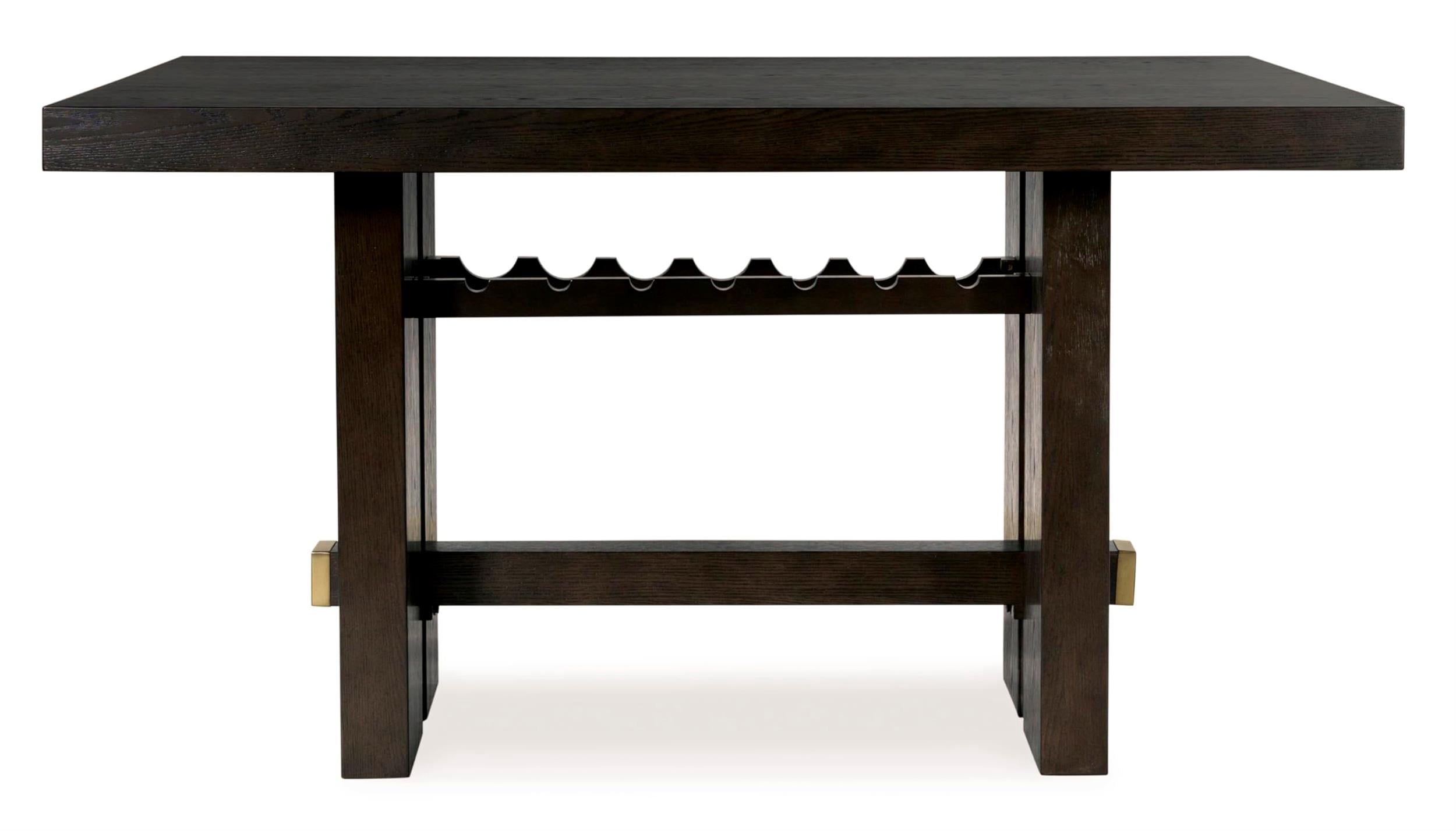 Signature Design by Ashley Burkhaus Dark Brown Counter Height Dining Table