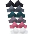 thumbnail image 1 of 247 Frenzy Women's Essentials Sofra PACK OF 6 Full Coverage Wire-Free Solid Bras, 1 of 5