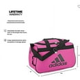 thumbnail image 3 of Adidas 13" Travel Duffel Bag, Pink, 3 of 4