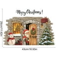 thumbnail image 3 of Hometravel Christmas Window Decoration Stickers, Removable Holiday Themed Window Clings, Festive Seasonal Decor for Glass, Mirrors, Home and Office Display, 3 of 6