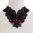 thumbnail image 2 of Elegante collar gótico de encaje negro vintage Gargantilla de Lolita con colgante de, 2 of 8