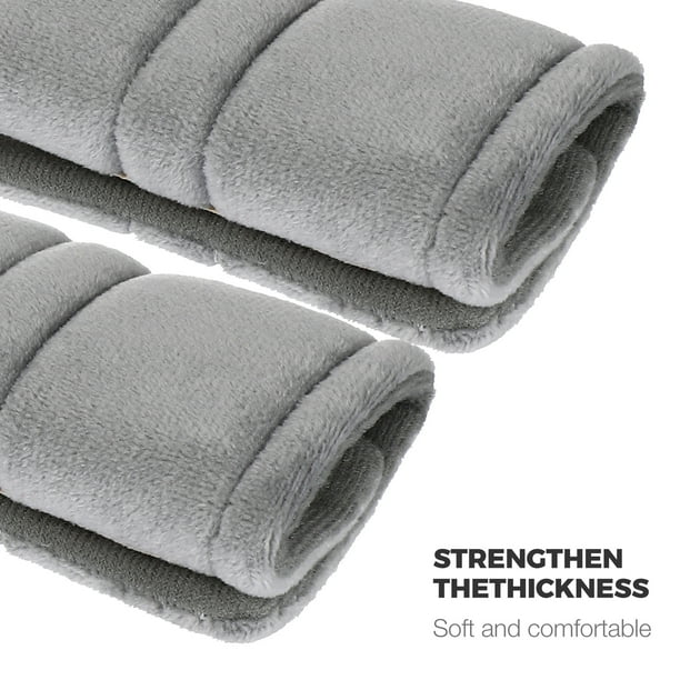 1 Pair Plush Auto Car Seat Belt Covers Seat Shoulder Pads Cushions