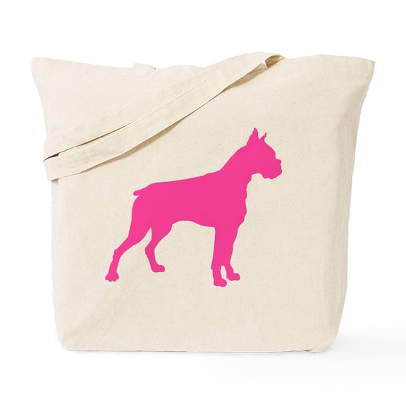 CafePress - Boxer Silhouette Tote Bag - Unisex Canvas Tote Bag, Beige, 1-Piece