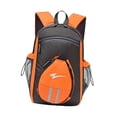 thumbnail image 4 of Mochila de tenis, bolsa de transporte para raquetas, organizador de nailon, ligera y resistente al agua gris, 4 of 9