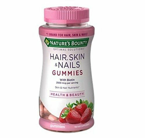 Nature's Brand Bounty Optimal Solutions Hair Skin Nails Gummies, 80 Ct